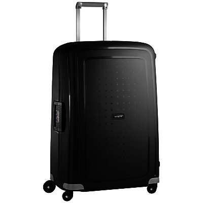 Samsonite S'Cure 4-Wheel 81cm Extra Large Suitcase Black Samsonite S'Cure 4-Wheel 81cm Extra Large Suitcase Black